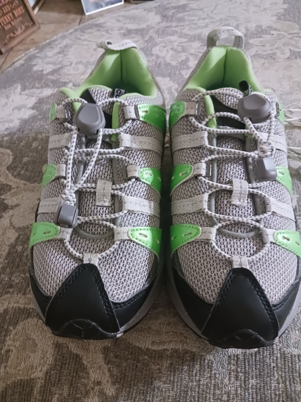 Dr. Comfort Women’s Refresh Lightweight Gray and Green  Slip-On Sneakers  - 8 W